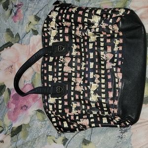 Betsey Johnson printed bow bag